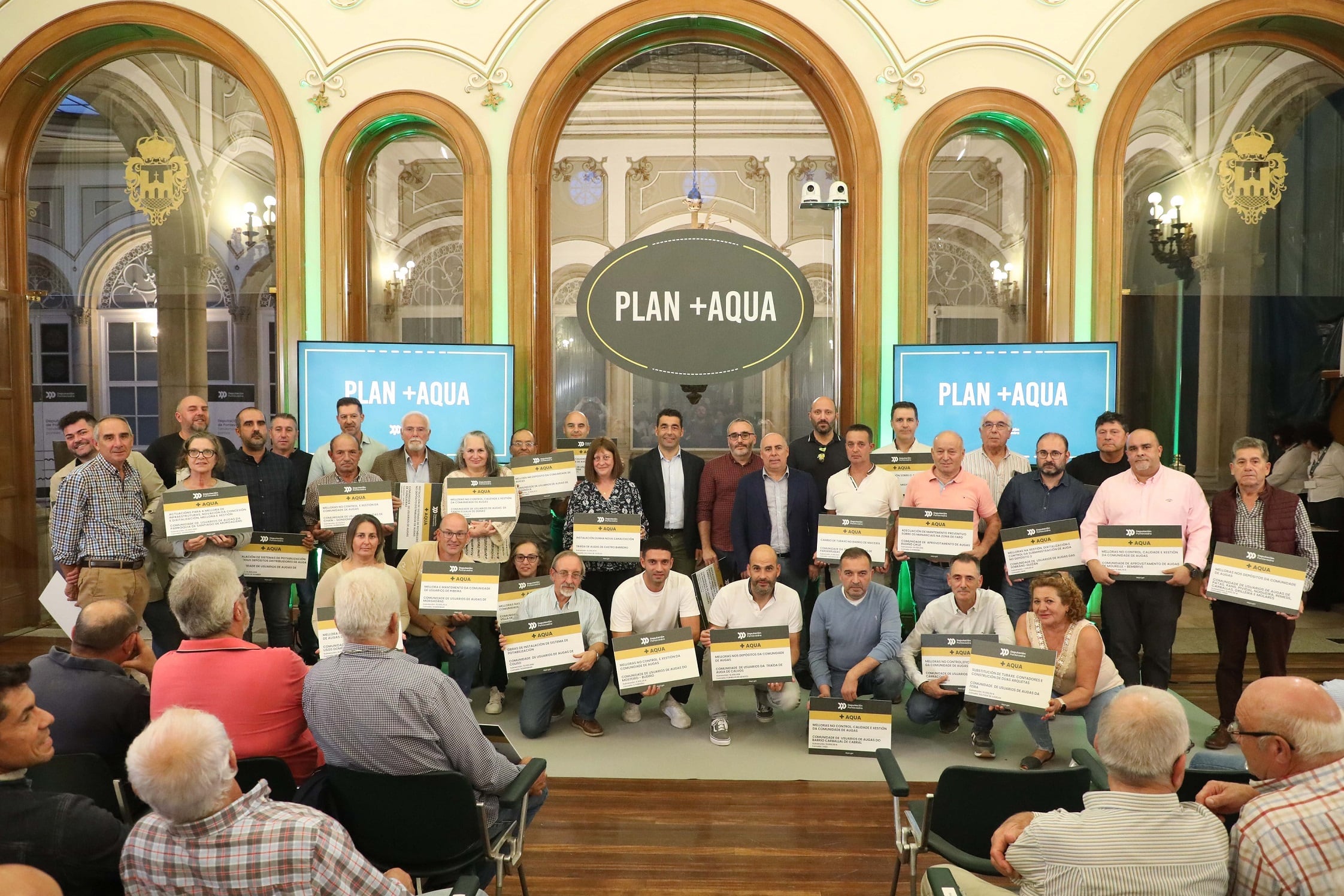 Entrega de las ayudas del Plan +Aqua de la Diputación de Pontevedra