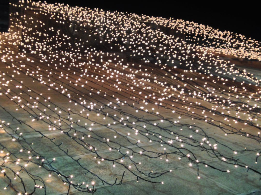 Luces de Navidad.