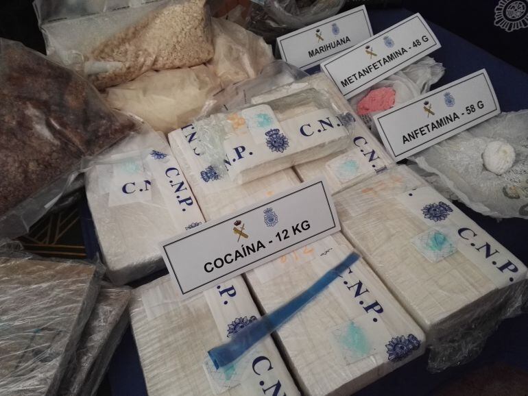 Droga incautada en Ribarroja en una operación conjunta de Policía Nacional y Guardia Civil