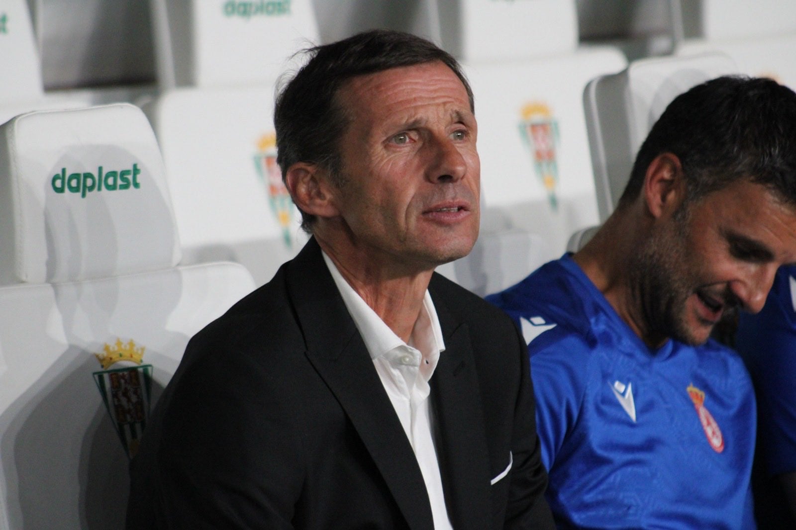 El navarro sufrió en Córdoba su primera derrota a los mandos de la Cultural.