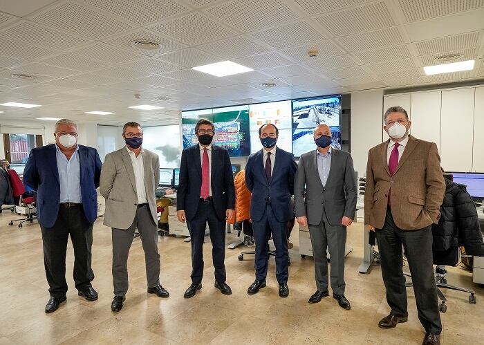 Rodríguez Dapena durante la visita