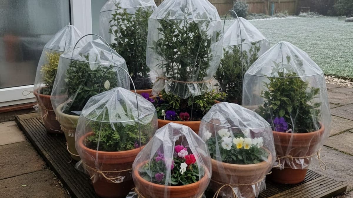 Proteger a nuestras plantas de las heladas, claves para evitar los daños del frío en el jardín