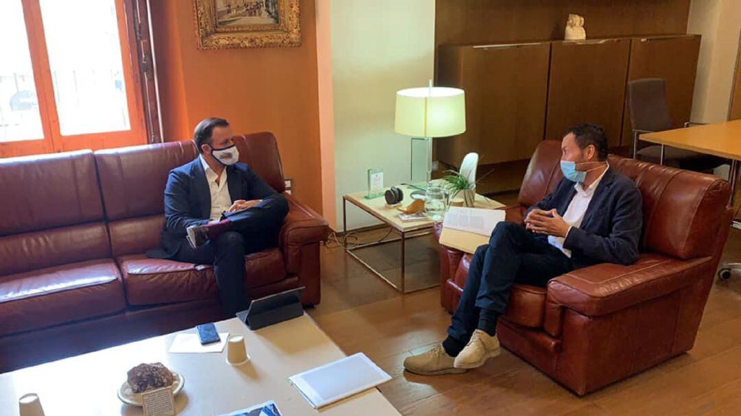 Reunión alcalde Elche y Pablo Ruz