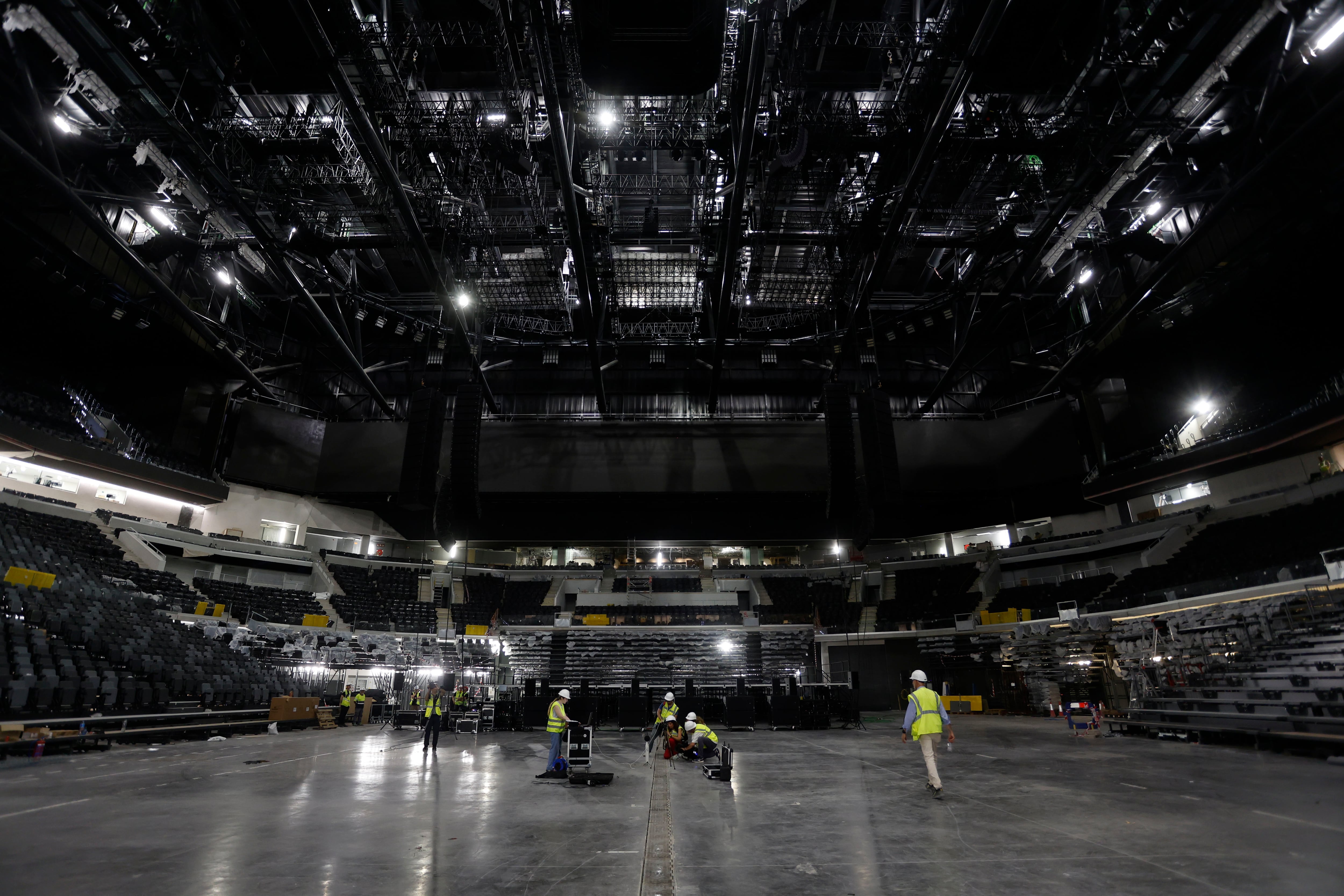 Instalación multiusos del Roig Arena que se inaugurará en septiembre
