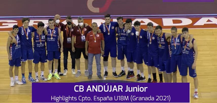 La cantera del CB Andújar es una de las más brillantes del baloncesto andaluz.