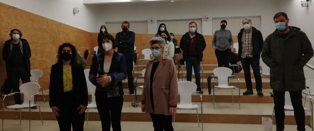 Ana Pontón con el sector cultural