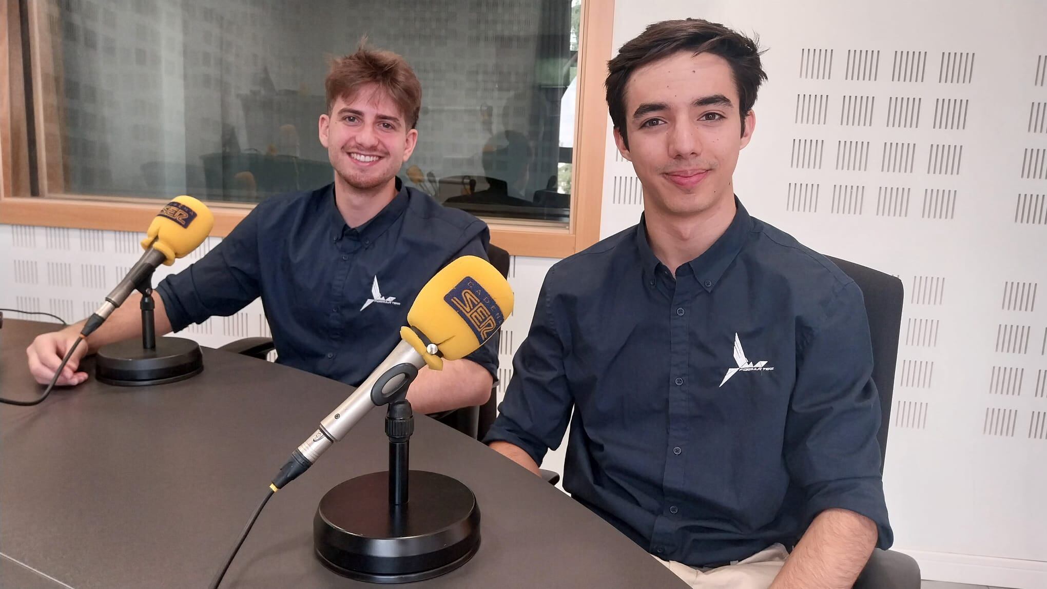 Juan Rueda (i) y Samuel Reque pertenecen al MAD Formula Team