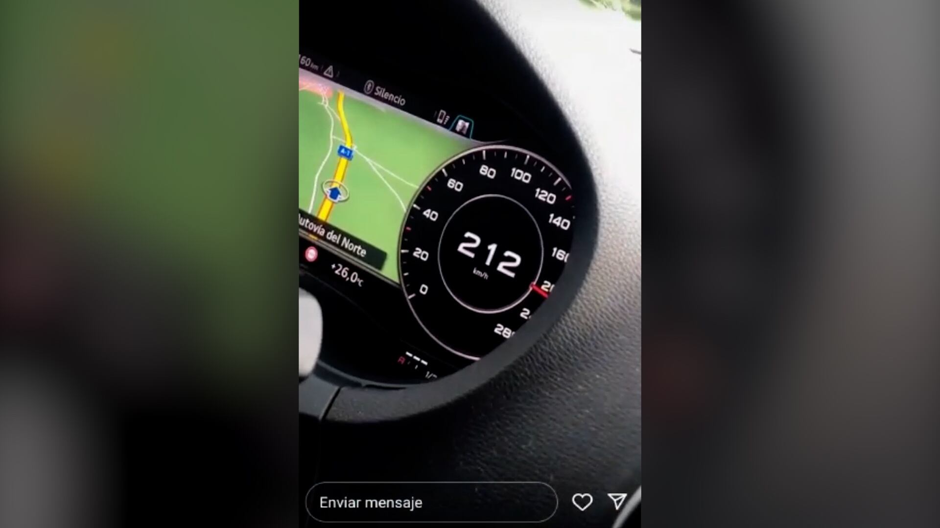 El copiloto grabó la acción y subió la imagen a redes sociales