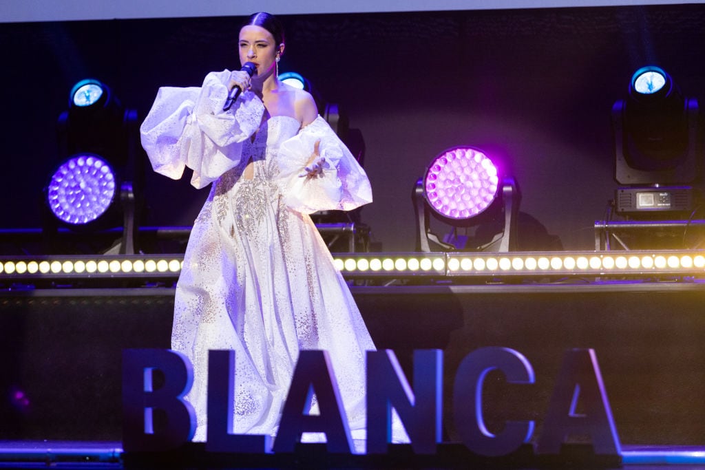 Blanca Paloma, durante los ensayos previos a Eurovisión 2023.