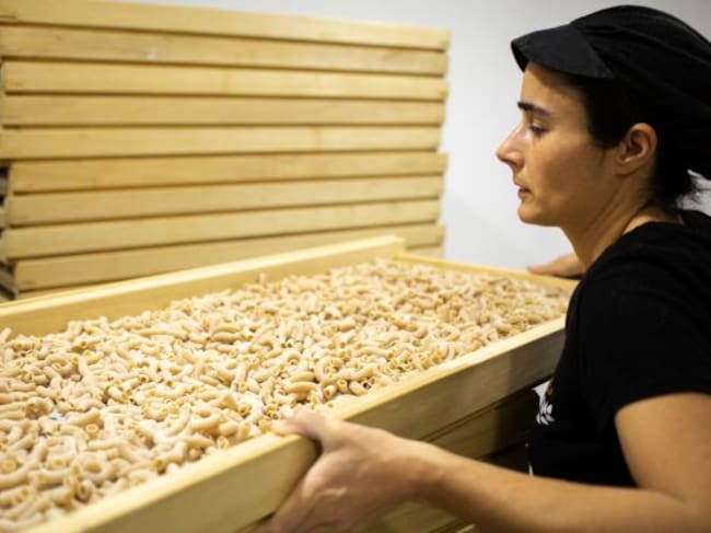 La producción anual supera los 20.000 kilos de pasta