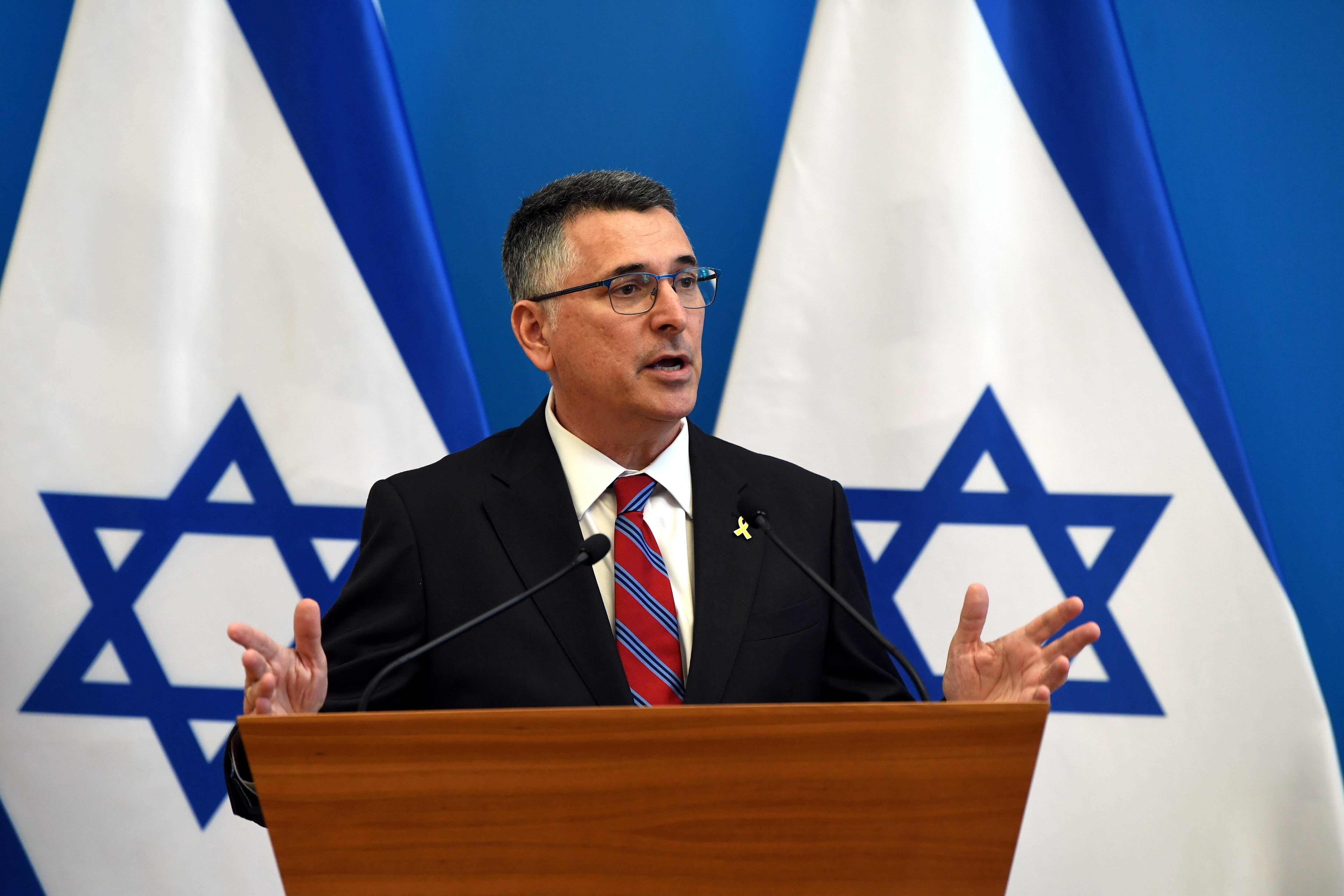 El ministro de Exteriores israelí, Gideon Saar