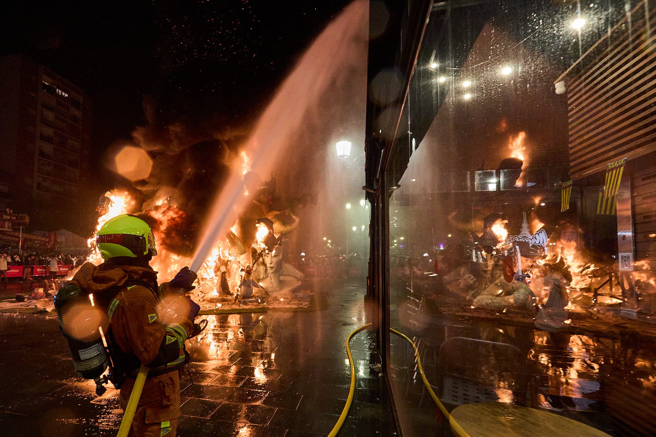 Cremà de las Fallas de Gandia 2022