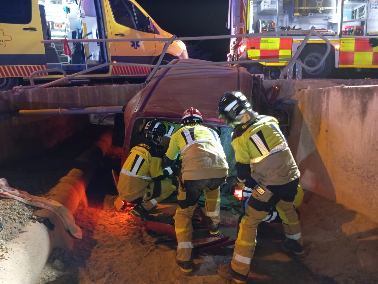 Accidente de tráfico en El Campillo, Lorca