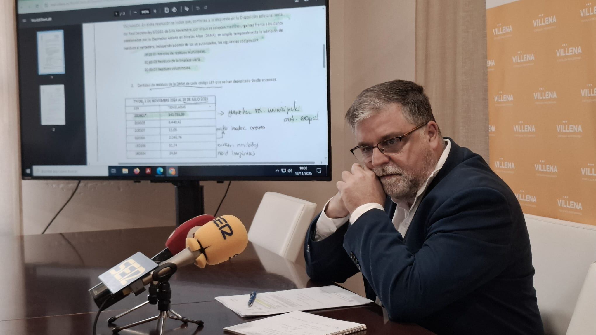 Fulgencio Cerdán, alcalde de Villena