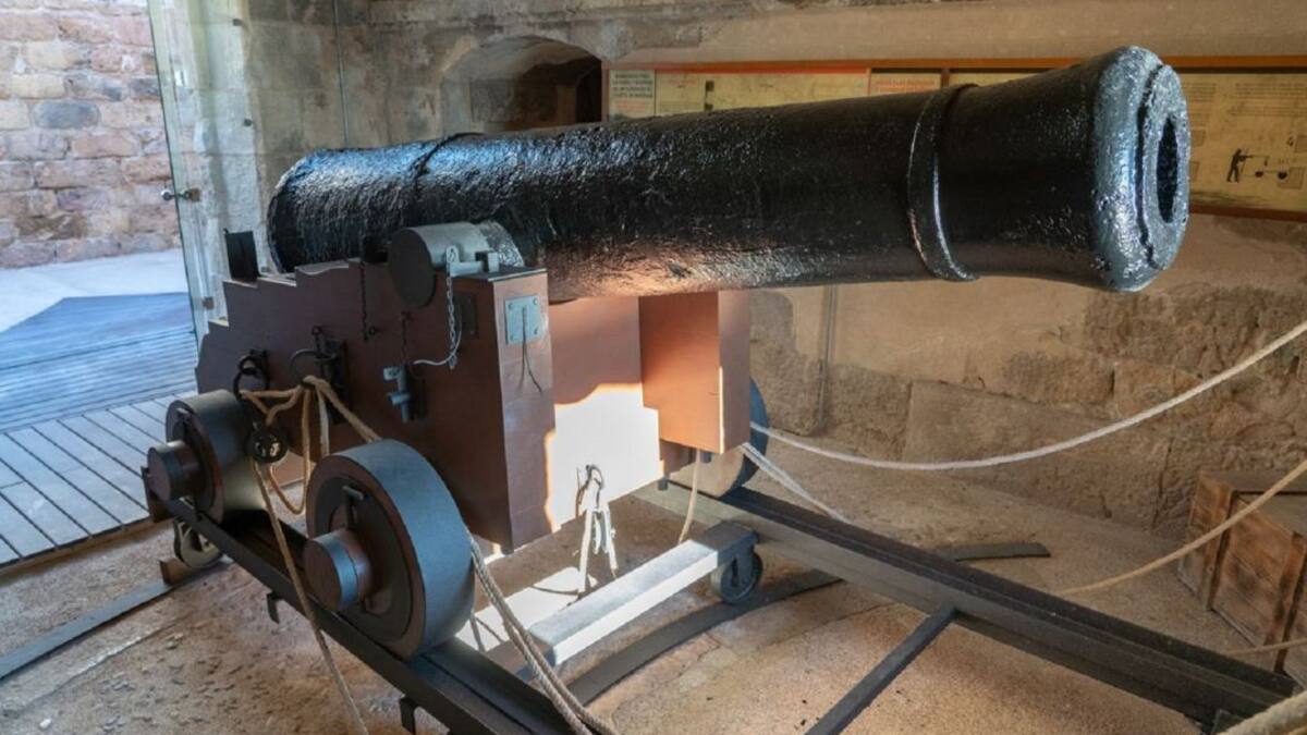 El cañón del Fuerte de Navidad ha sido restaurado