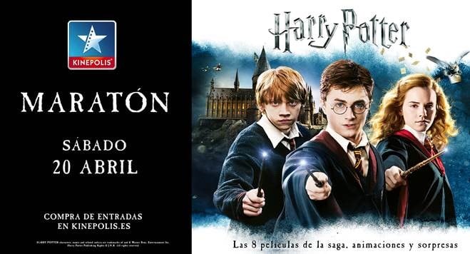 El maratón de &quot;Harry Potter&quot; vuelve a Kinépolis