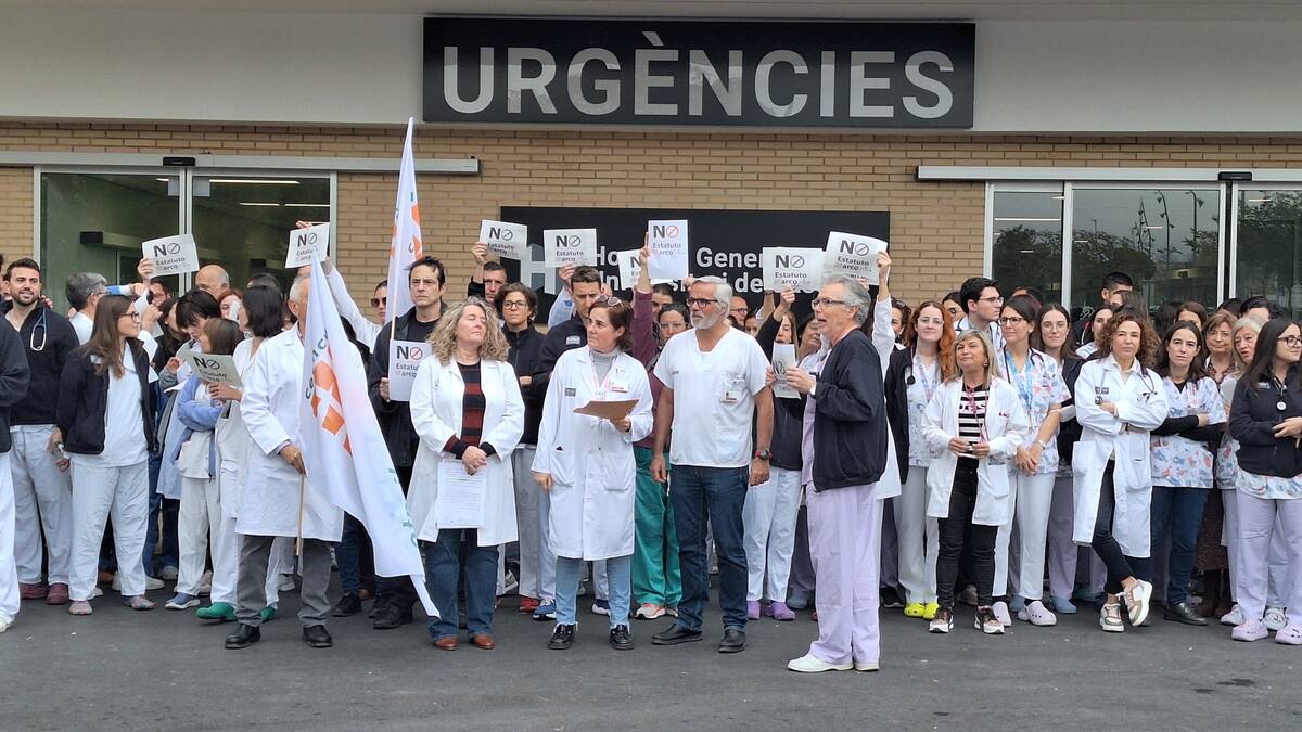 Los médicos de Castellón se suman a la huelga convocada entre el 9 y el 12 de diciembre