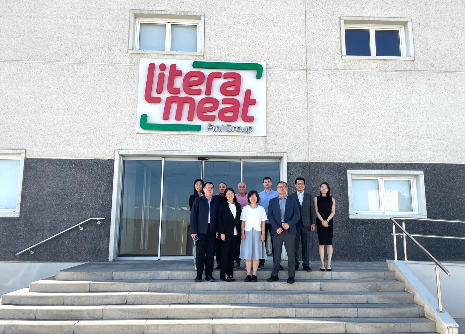 Visita MOFCOM en Litera Meat. Binéfar.