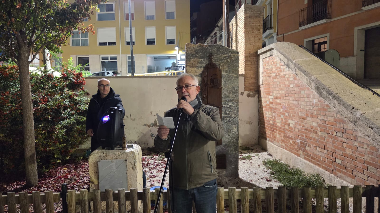 Paco Marco, durante el acto