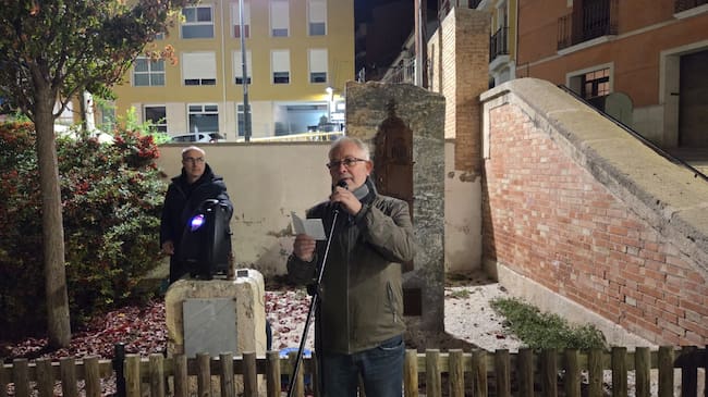 Paco Marco, durante el acto