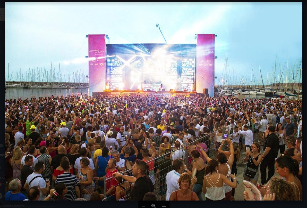 La Marina Norte, escenario del festival Homenaje a la Ruta 90s & 2M