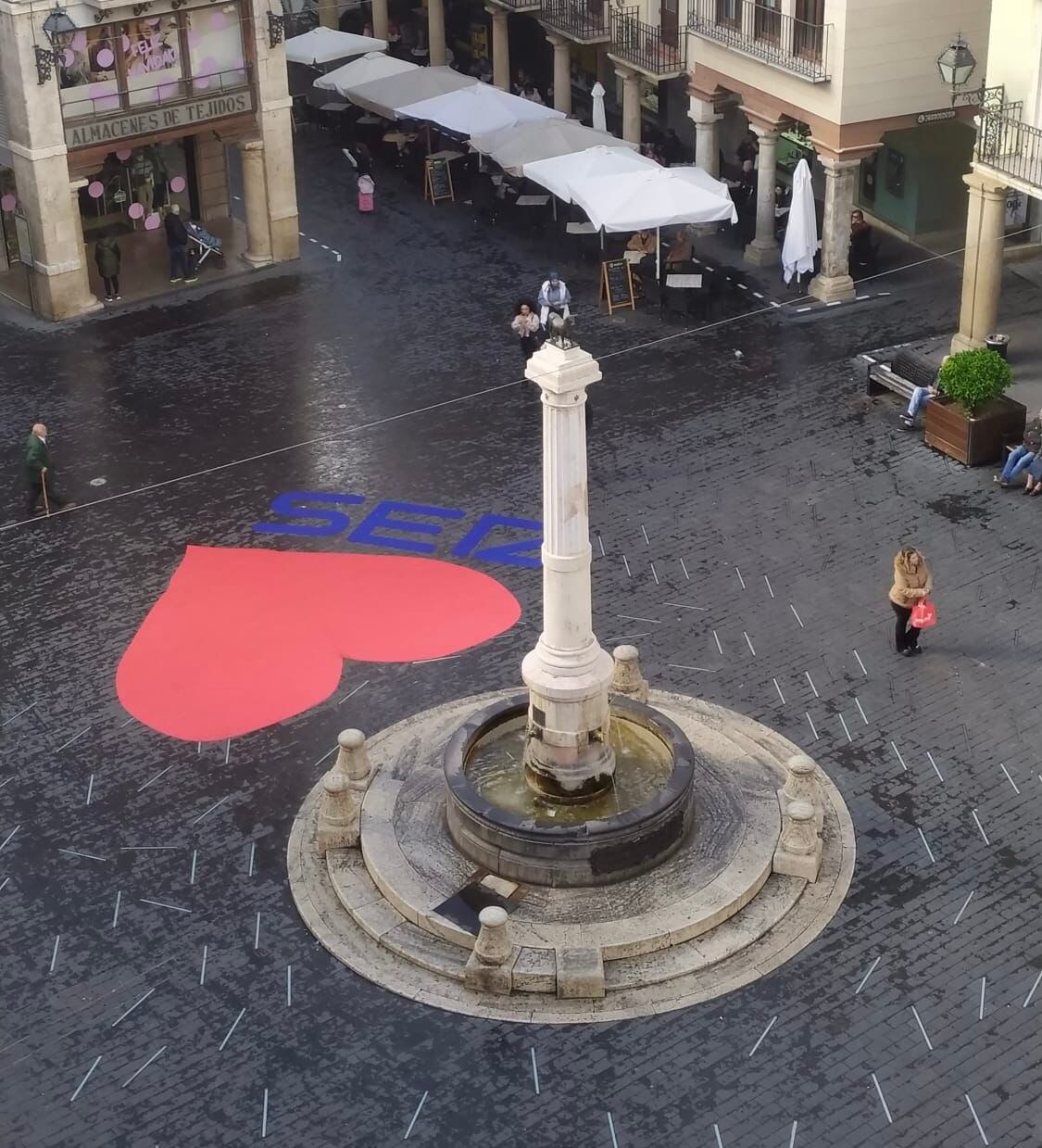 Plaza del Torico, en el Congreso del Amor