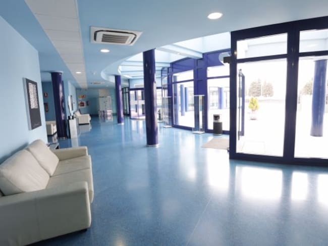 Interior del Tanatorio de Cuéllar