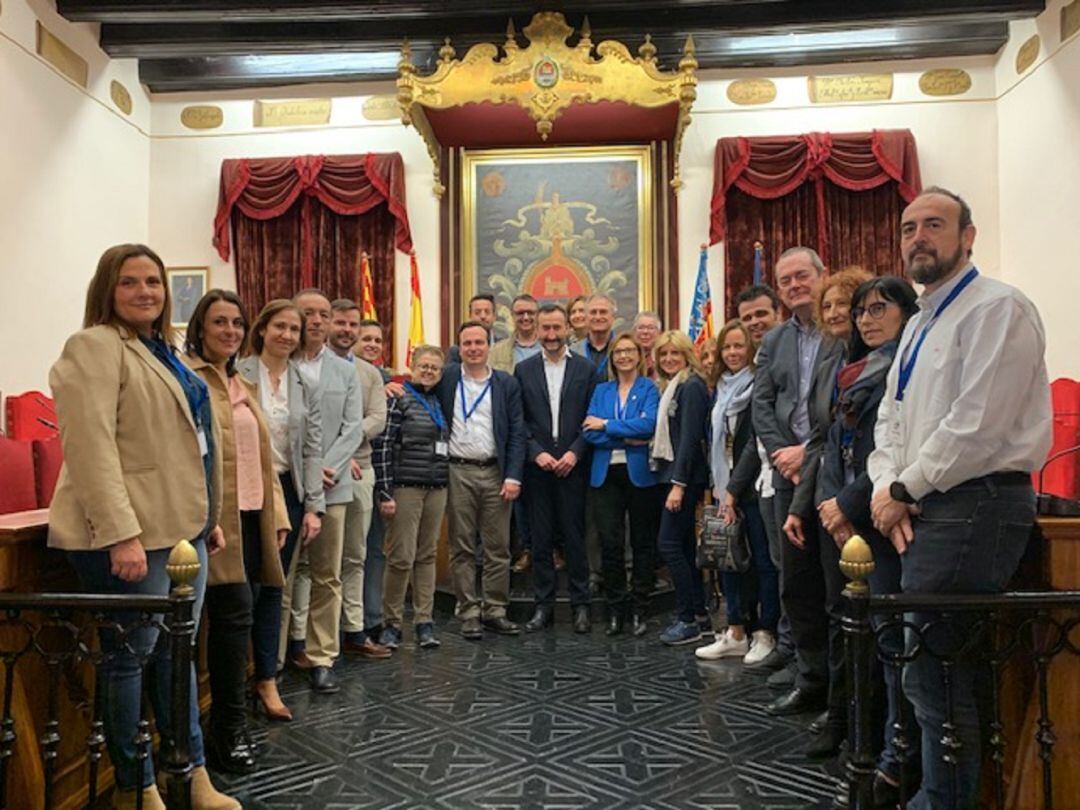 Reunion del Ayuntamiento con la Mancomunidad del Camp de Túria