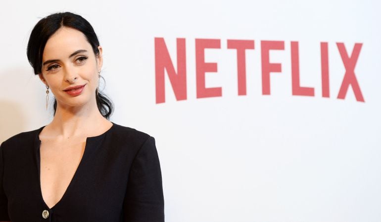 Krysten Ritter, protagonista de &#039;Jessica Jones&#039;, en un evento de Netflix.