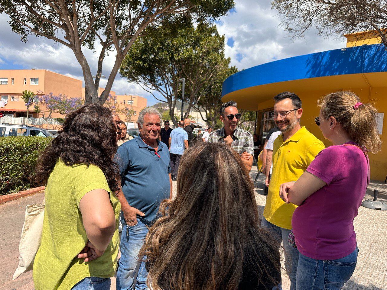 Ruiz en un acto de campaña este domingo