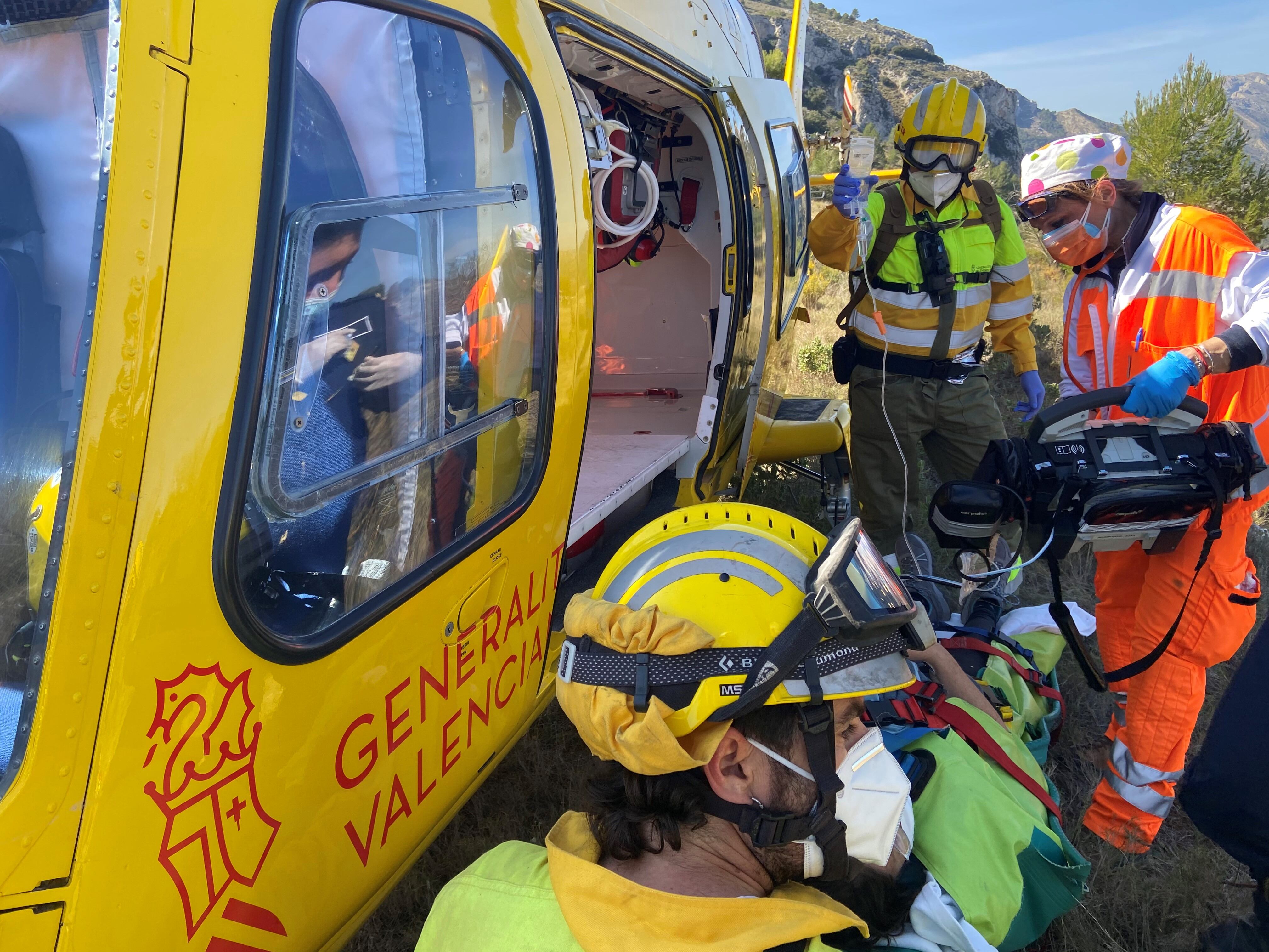 Imagen de un rescate llevado a cabo en la Comunitat Valenciana