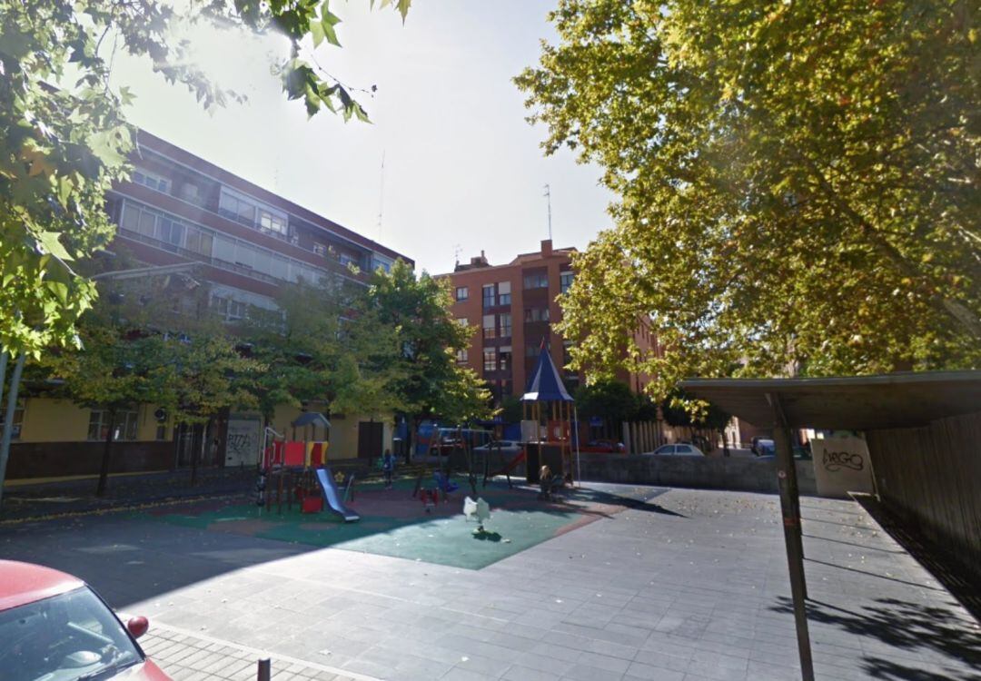Imagen de un parque infantil de Valladolid