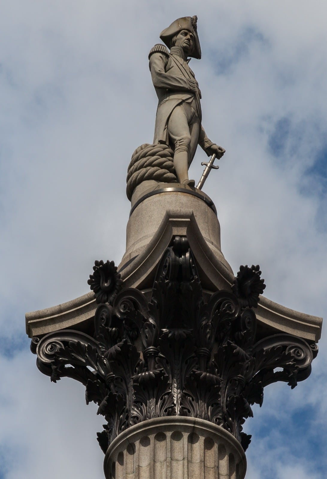 Nelson en Trafalgar Square, en Londres