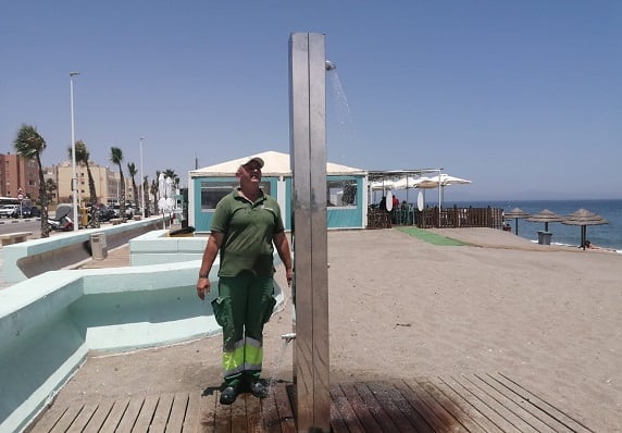 Instalación de playas