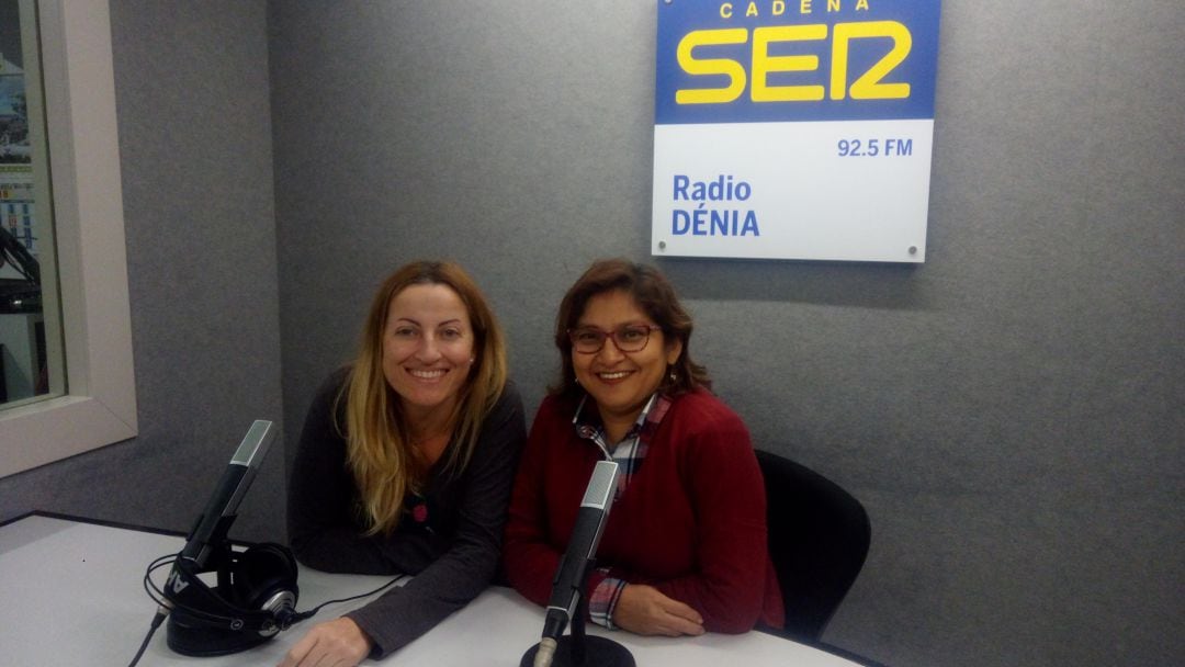 Maite Cabrera (izquierda) y Jessica Romero (derecha), presidentas entrante y saliente de la Asociación Ludai, respectivamente.