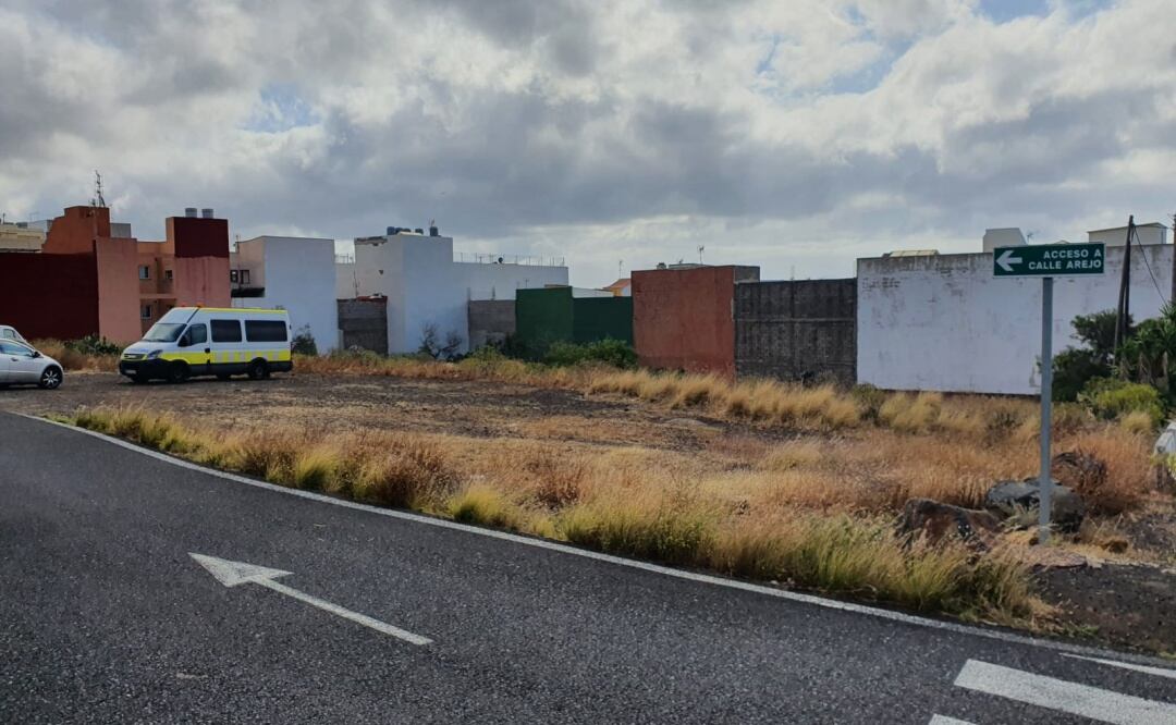 Ubicación del terreno en Barranco Hondo donde el Ayuntamiento de Santa Cruz de Tenerife ha destinado cuatro parcelas para la construcción de vivienda pública