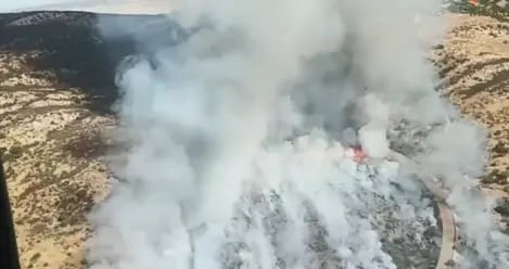 Incendio inmediaciones Polígono La Nava Puertollano