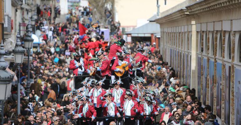 Imagen del domingo de coros del Carnaval de Cádiz 