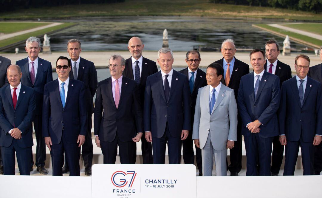 Los ministros de Finanzas del G-7 se reúnen en Chantilly (Francia).