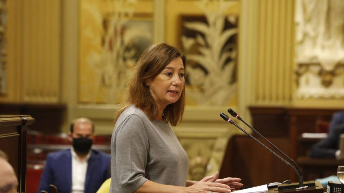 Armengol teme una incidencia en Baleares de más de 500 en una semana: "No hay que celebrar sino salvar vidas"