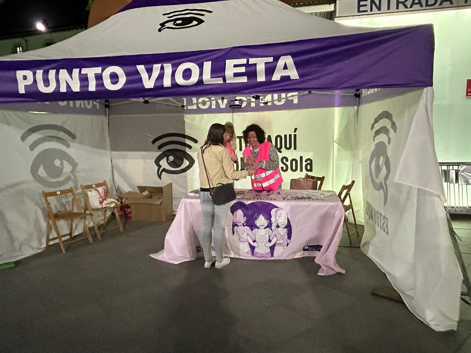 Punto Violeta, de carácter informativo, en Mariano Granados.