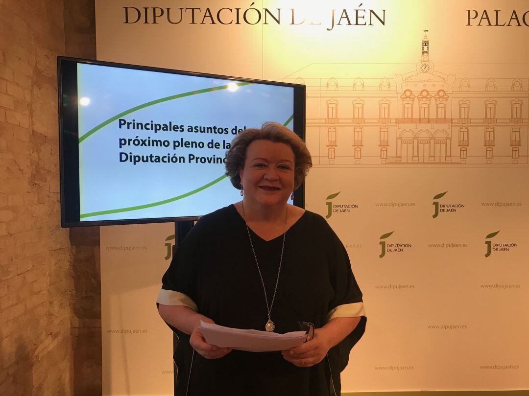 La vicepresidenta primera de la Diputación Provincial de Jaén, Pilar Parra.