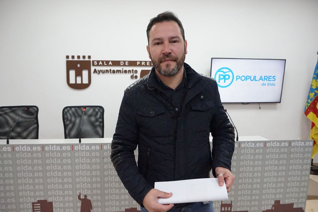 Francisco Muñoz, portavoz del PP de Elda.