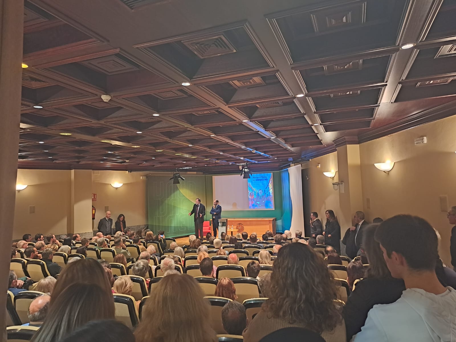 Conferencia de Mariano Rajoy en la UNED de Barbastro.