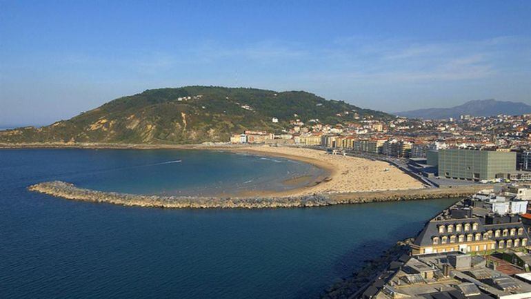 Imagen de la playa de Zurriola