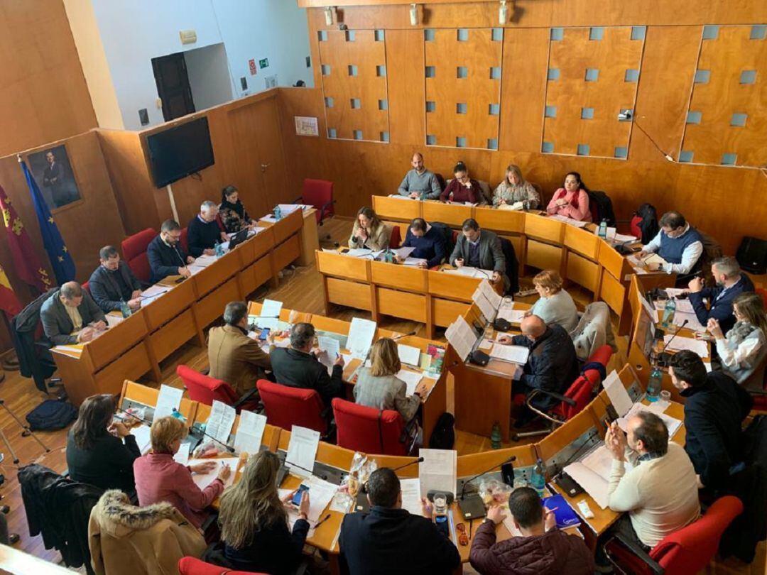 Pleno municipal del Ayuntamiento de Lorca