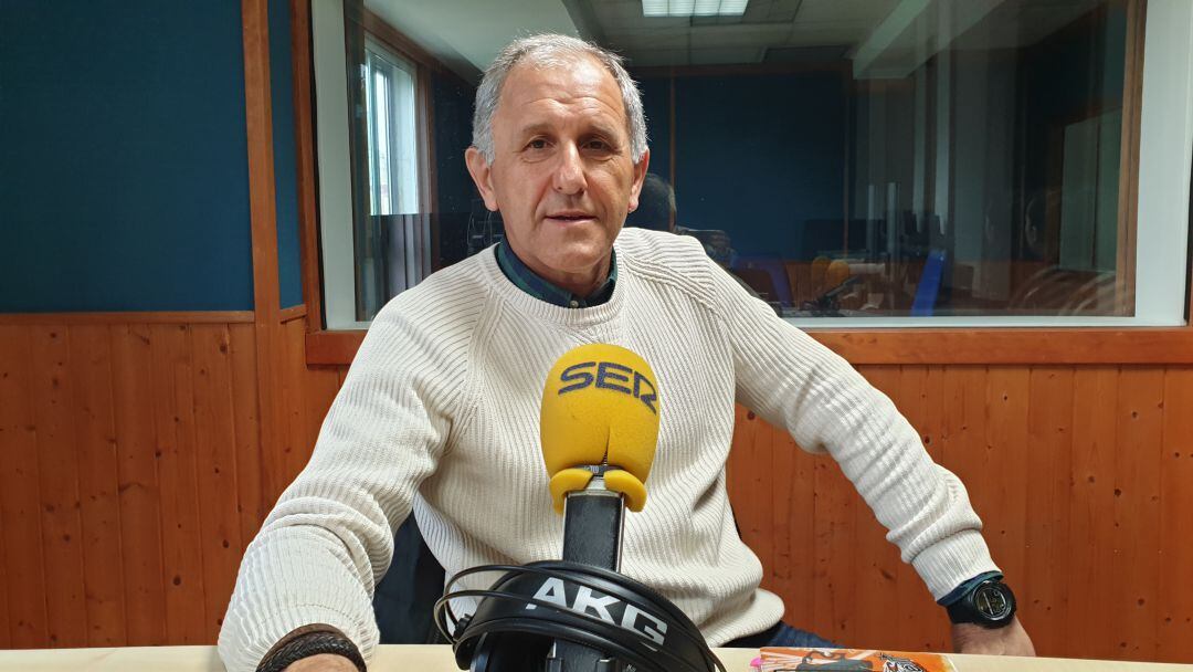 Luis Santos Clemente durante la entrevista en Radio Santander  