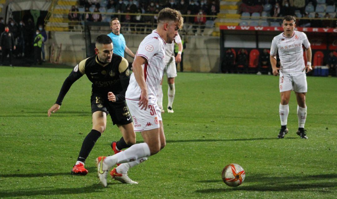 Manso jugó sus primeros minutos con el primer equipo contra el Sanse