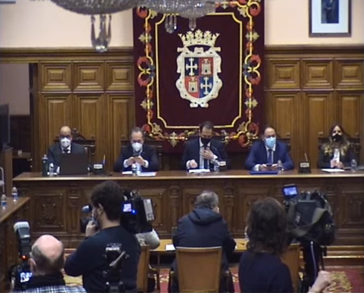 Pleno extraordinario del Ayuntamiento de Palencia