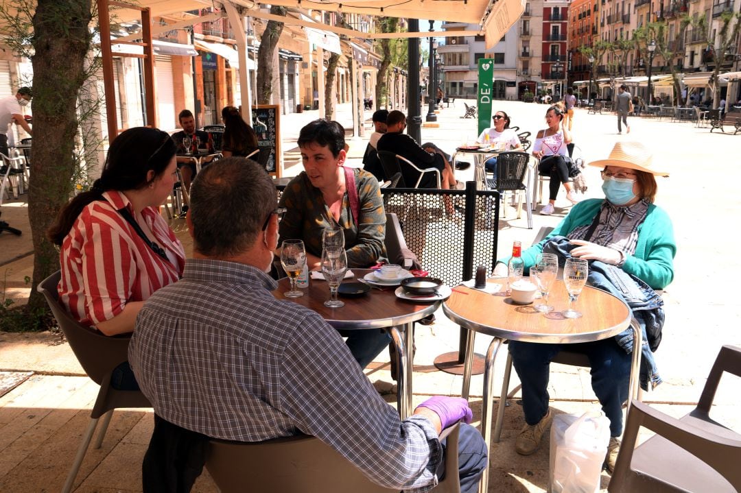 Terrassa a la plaça de la Font de Tarragona. 